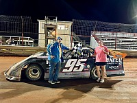 Joshua Day with the #95 Dirt Late Model at Tri County Speedway. built from real nights at the track, not behind a desk.